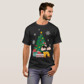 Bluto rund um den Weihnachtsbaum Popeye T-Shirt (Vorne ganz)
