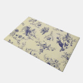 Blutoile French Country Cherub Muster Fußmatte (Schrägansicht)