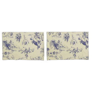 Blutoile French Country Cherub Muster Kissenbezug