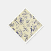Blutoile French Country Cherub Muster Serviette (Ecke)