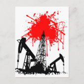 Blutöl Postkarte (Vorderseite)