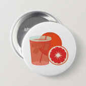 Blutorange Button (Vorne & Hinten)