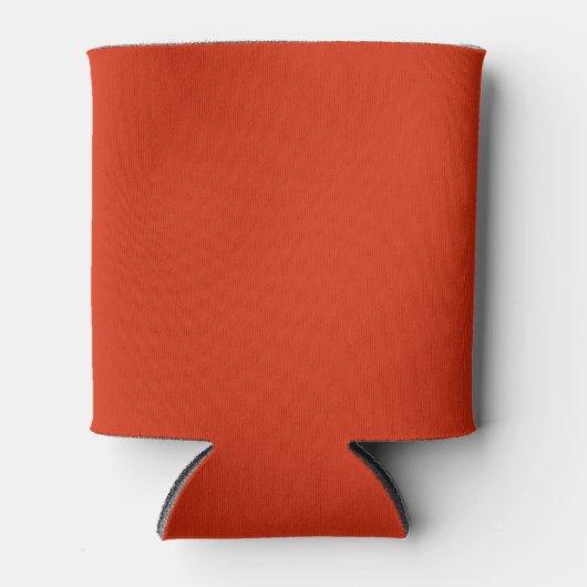 Blutorange Einheitliche Farbe Dosenkühler (Vorderseite)