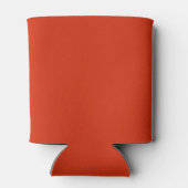 Blutorange Einheitliche Farbe Dosenkühler (Rückseite)