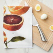 Blutorange-Geschirrtuch Handtuch (Viertel Falte)