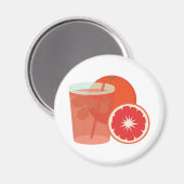 Blutorange Magnet (Vorderseite/Rückseite)