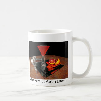 Blutorange Martini - Kaffee jetzt. Martini später Kaffeetasse