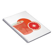 Blutorange Notizblock (Rechte Seite)