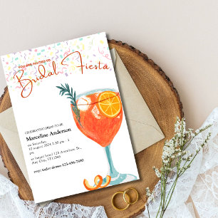 Blutorangen-Cocktail Mexikanische Hochzeits-Fiesta Einladung