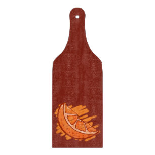 Blutorangen-Geschenke mit Fruchtmustern Schneidebrett