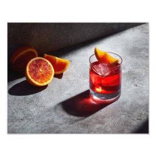 Blutorangencocktail Bold Shadow Play Fotodruck