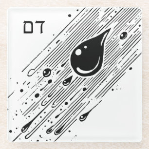 Blutpest für Seder Glasuntersetzer