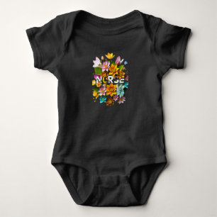 Blutpflege - Blumentribut an Krankenschwestern Baby Strampler