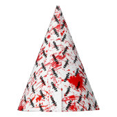 Blutplash-Halloween-Party-Hut Partyhütchen (Rückseite)