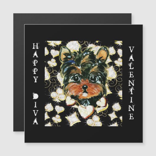 BLUTPOO MAGNETKARTE (Vorne/Hinten)