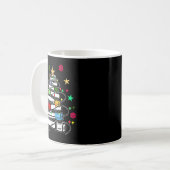 Blutröhrchen-Weihnachtsbaum Phlebotomist Tech Phle Kaffeetasse (Vorderseite Links)