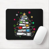 Blutröhrchen-Weihnachtsbaum Phlebotomist Tech Phle Mousepad (Mit Mouse)
