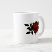 Blutrose Jumbo-Tasse (Vorderseite Rechts)