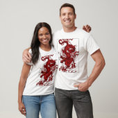 Blutroter Drache T-Shirt (Unisex)