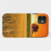 Blutroter Sonnenuntergang Case-Mate iPhone Hülle (Rückseite (Horizontal))