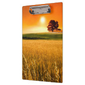 Blutroter Sonnenuntergang Klemmbrett (Links)