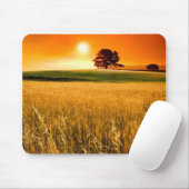 Blutroter Sonnenuntergang Mousepad (Mit Mouse)