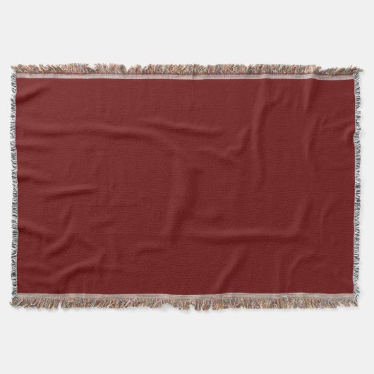 Blutroter Wurfblanke Decke (Vorderseite)