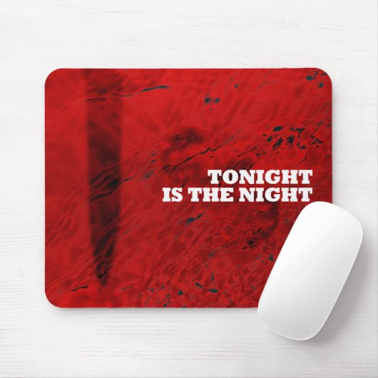Blutrotes Mousepad (Mit Mouse)