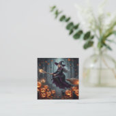 Blutsauger Quadratische Visitenkarte (Stehend Vorderseite)