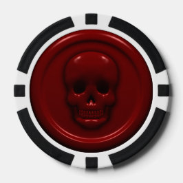 Blutschädel Pokerchips