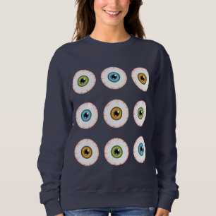 Blutschuss Halloween-Augenbälle in verschiedenen F Sweatshirt