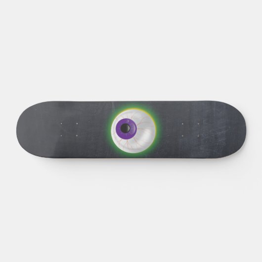 Blutschuss Monster Eyeball Halloween Auge Skateboard (Horizontal)