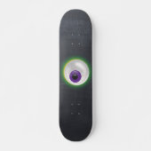 Blutschuss Monster Eyeball Halloween Auge Skateboard (Vorne)