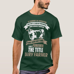 Blutschweiß und Tränen verdienen mir Titel des Mil T-Shirt