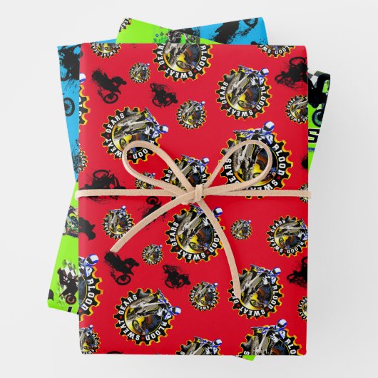 Blutschwitzgeere Geschenkpapier Set (Beispiel)