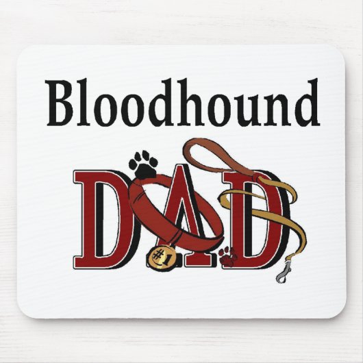 Blutschwund-Vater-Geschenke Mousepad (Vorne)