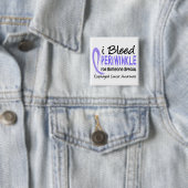 Blutsingrün jemand spezieller Esophageal Krebs Button (Beispiel)