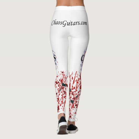 Blutspatter Leggings Chaos Hintern Shakers (Rückseite)