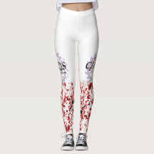 Blutspatter Leggings Chaos Hintern Shakers