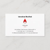 Blutspende | Blutbank Visitenkarte (Vorderseite)