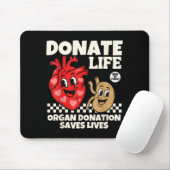 Blutspende Organspende Rettet Leben Blutspende Org Mousepad (Mit Mouse)
