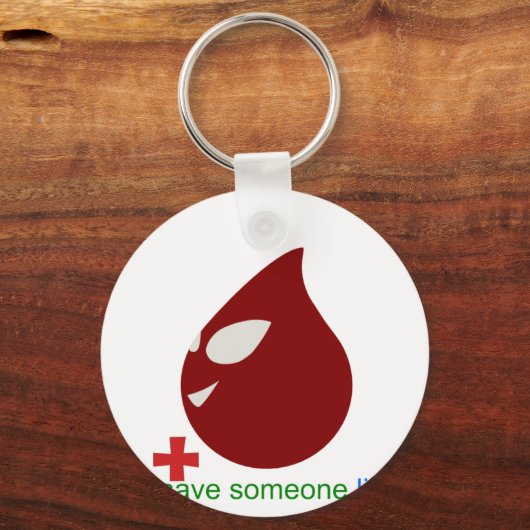 Blutspende Schlüsselanhänger (Vorderseite)