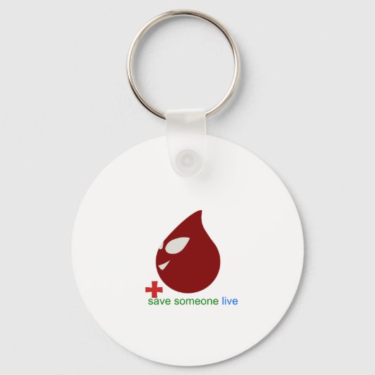 Blutspende Schlüsselanhänger (Vorderseite)