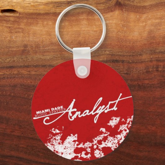 Blutspendeanalyst Schlüsselanhänger (Vorderseite)