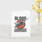 Blutspender Karte (Gelbe Blume)