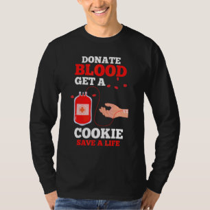 Blutspender Phlebotomie Blut spenden und einen Kek T-Shirt