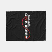 Blutspender Rette ein Leben geben Blutspende Aware Fleecedecke (Vorderseite (Horizontal))