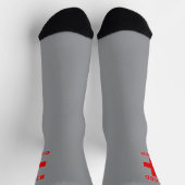 Blutspender und das Rote Kreuz Socken (Oben)