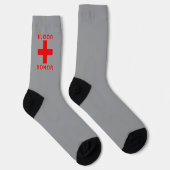 Blutspender und das Rote Kreuz Socken (Rechts)