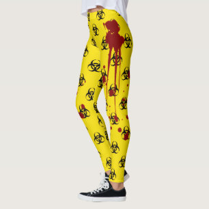 Blutspritzer Biogefährdung Leggings